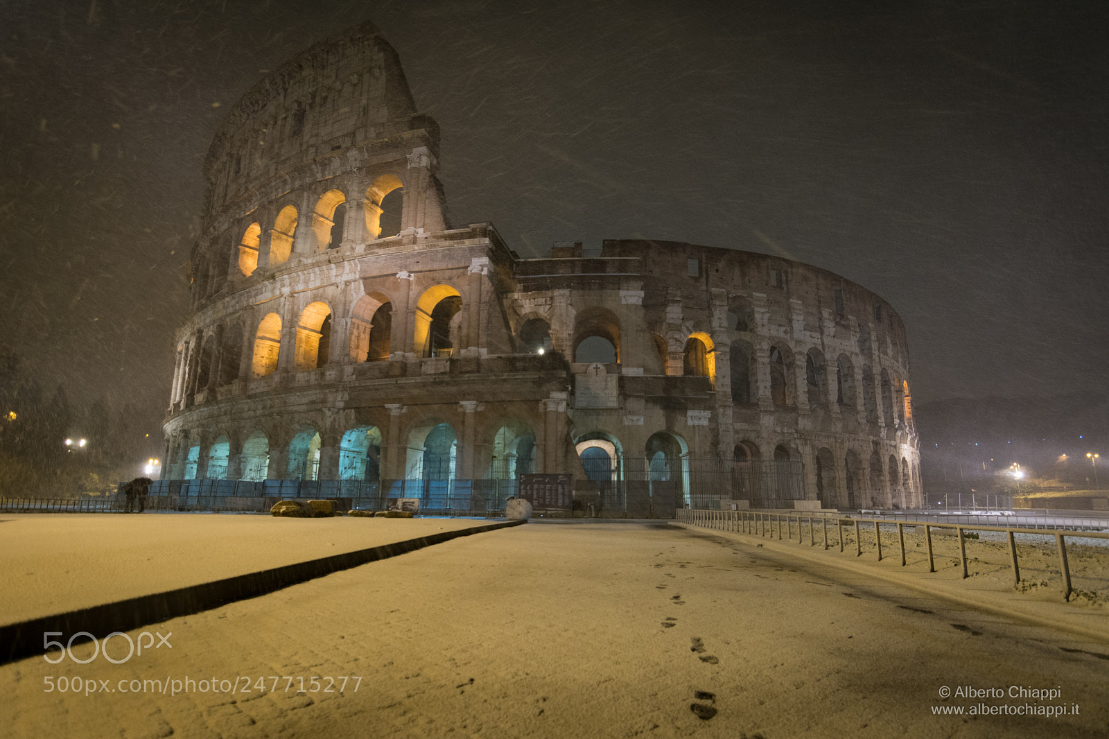 Nikon D7100 sample photo. Rome under the snow 2018 photography