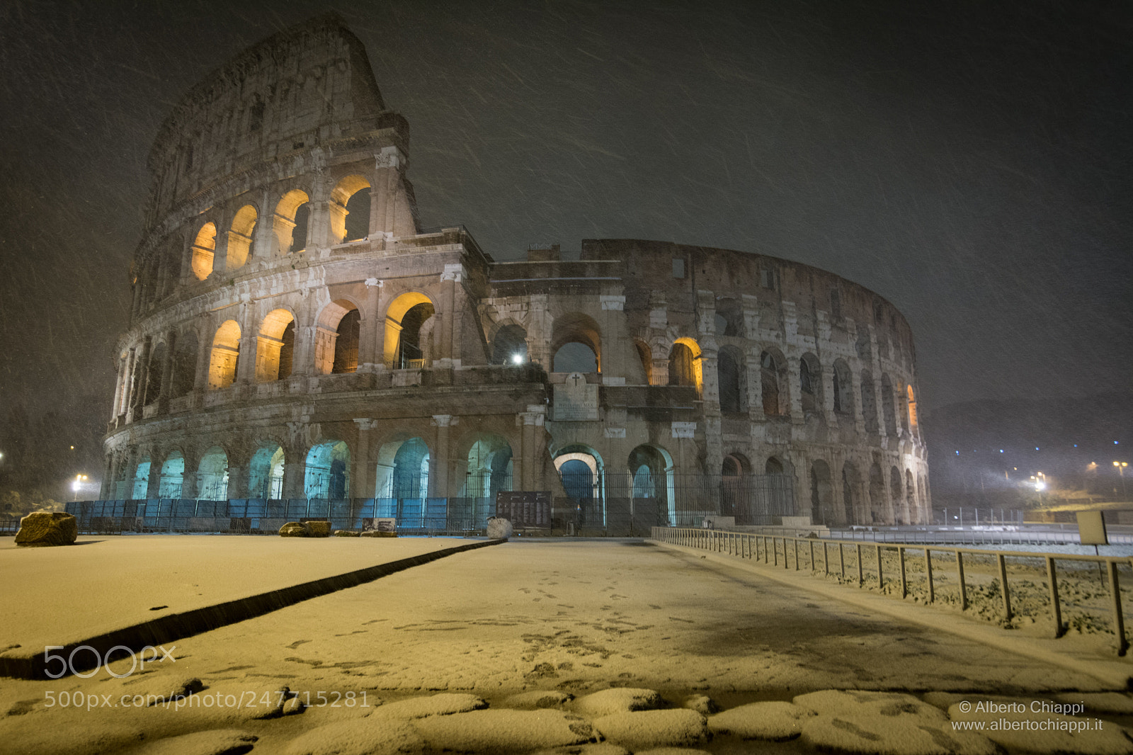 Nikon D7100 sample photo. Rome under the snow 2018 photography