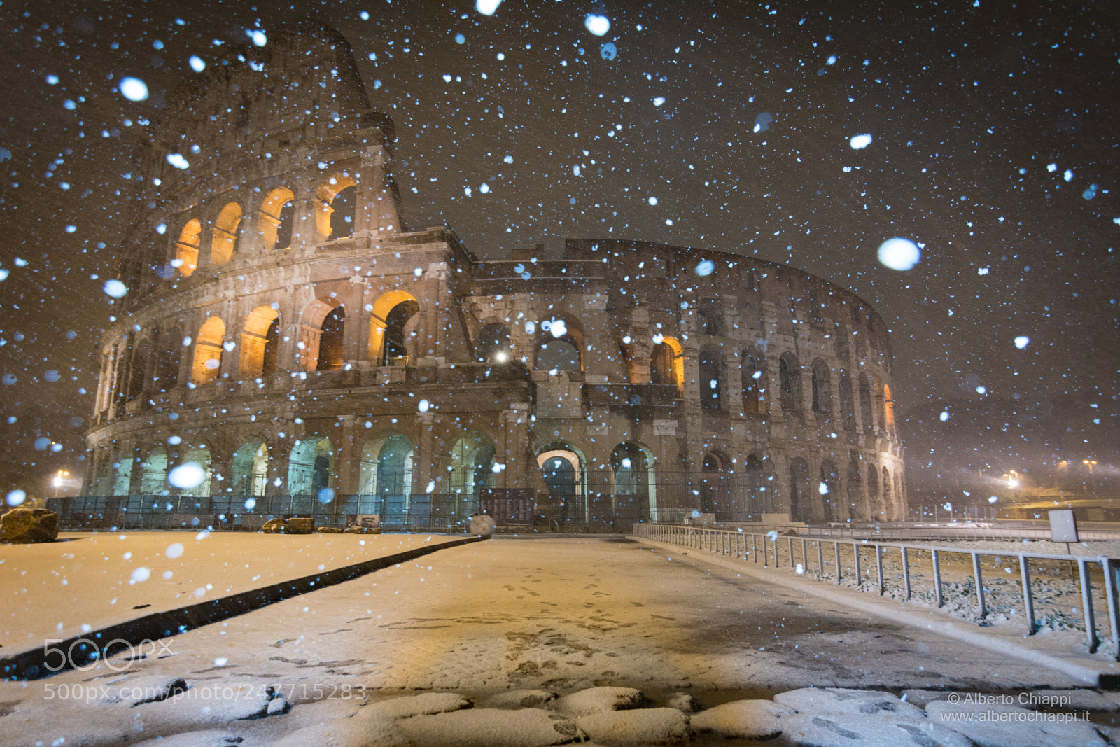 Nikon D7100 sample photo. Rome under the snow 2018 photography