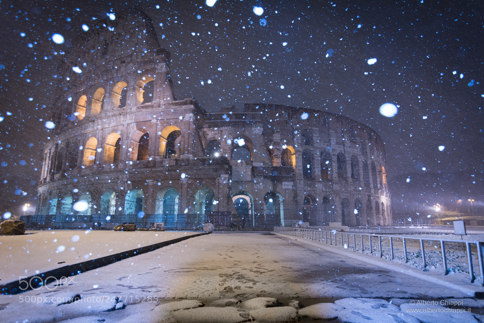 Nikon D7100 sample photo. Rome under the snow 2018 photography