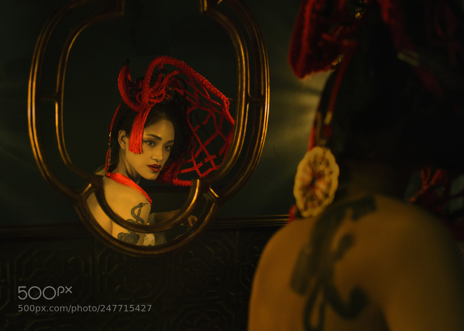Hasselblad X1D-50c sample photo. Asian advantgarde hair photography