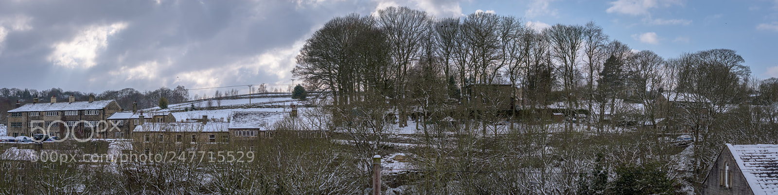 Nikon D7200 sample photo. Jackson bridge winter panorama photography