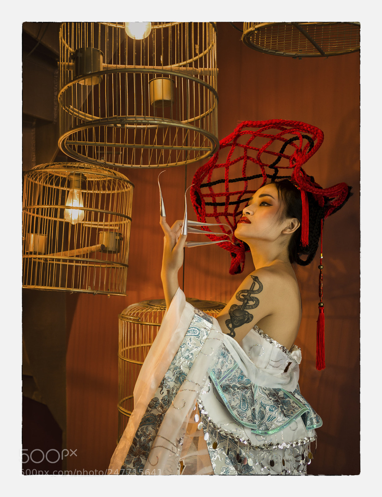 Hasselblad X1D-50c sample photo. Asian advantgarde hair photography