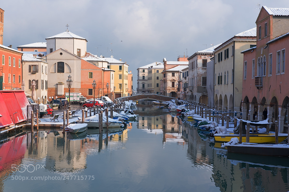Fujifilm X-T1 sample photo. Chioggia dopo la neve photography