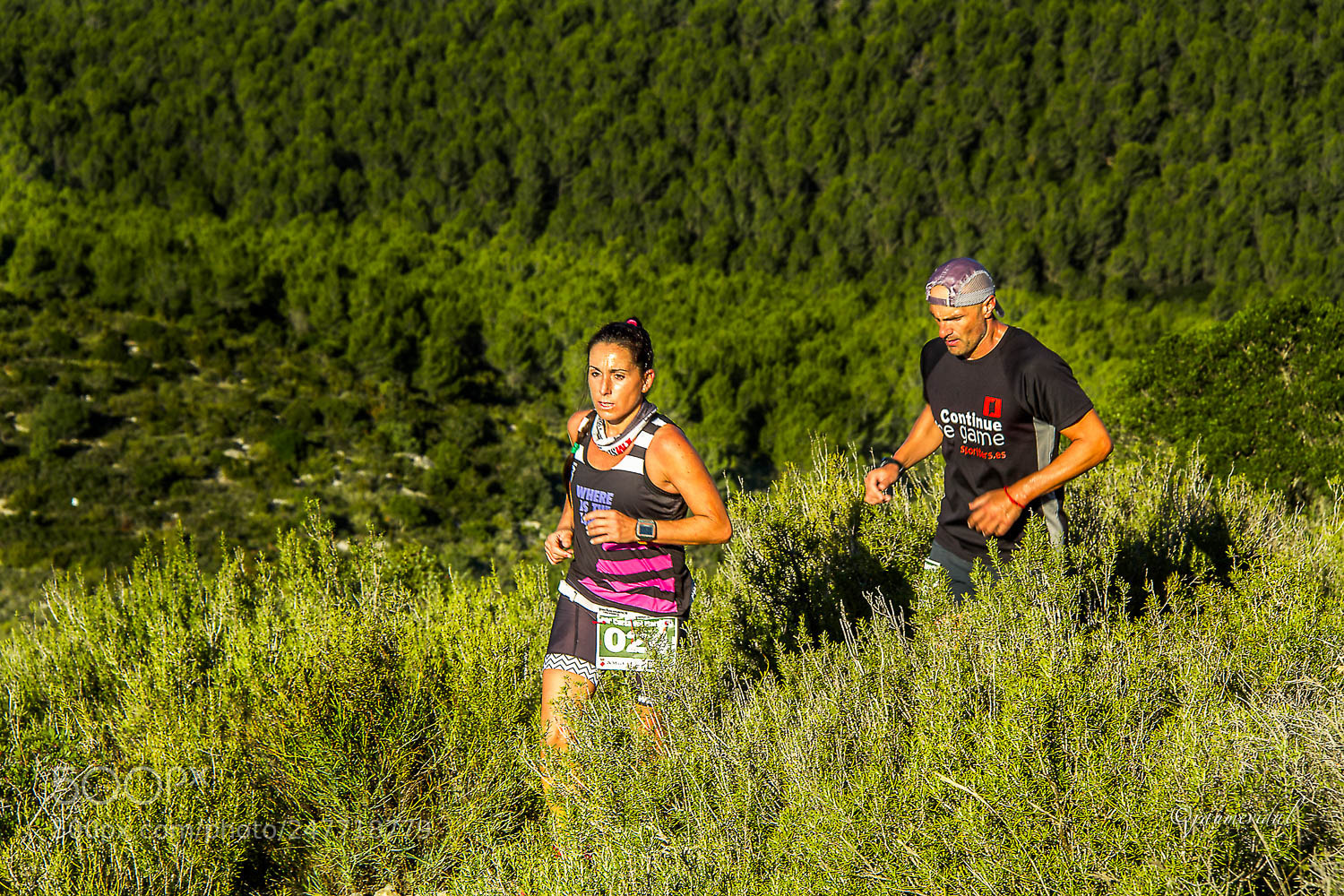 Canon EOS 7D sample photo. Runners photography