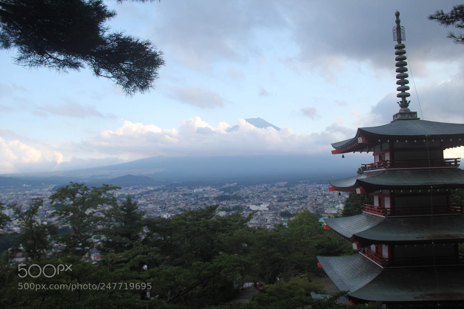 Canon EF-S 18-135mm F3.5-5.6 IS sample photo. Senja di gunung fuji photography