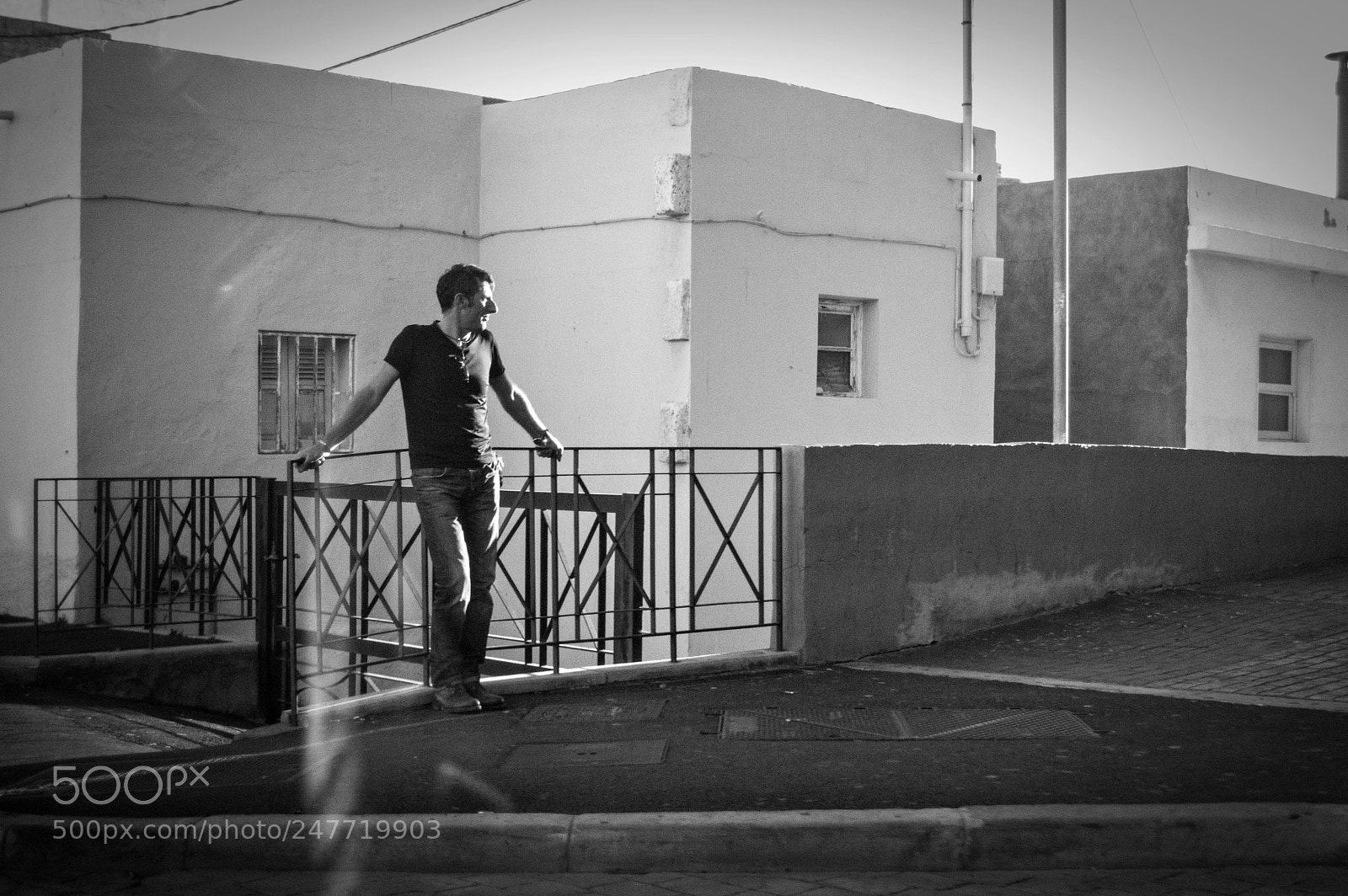 Nikon D3200 sample photo. She´s coming ( bnw) photography