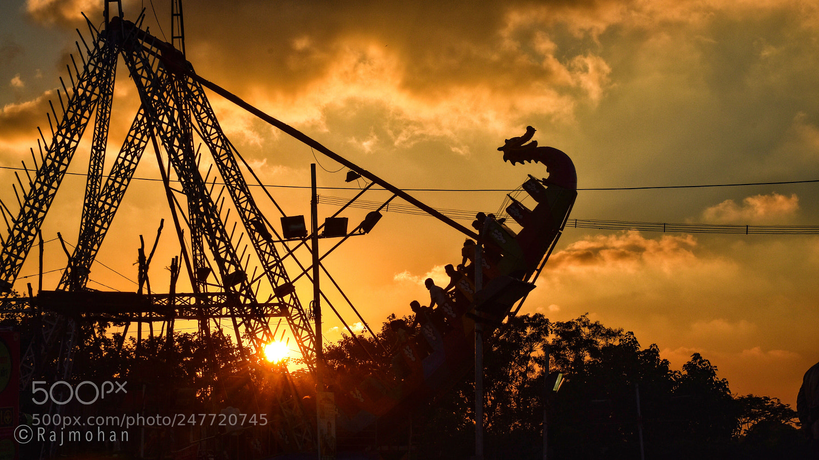 Nikon D5600 sample photo. Amusement rides in island photography