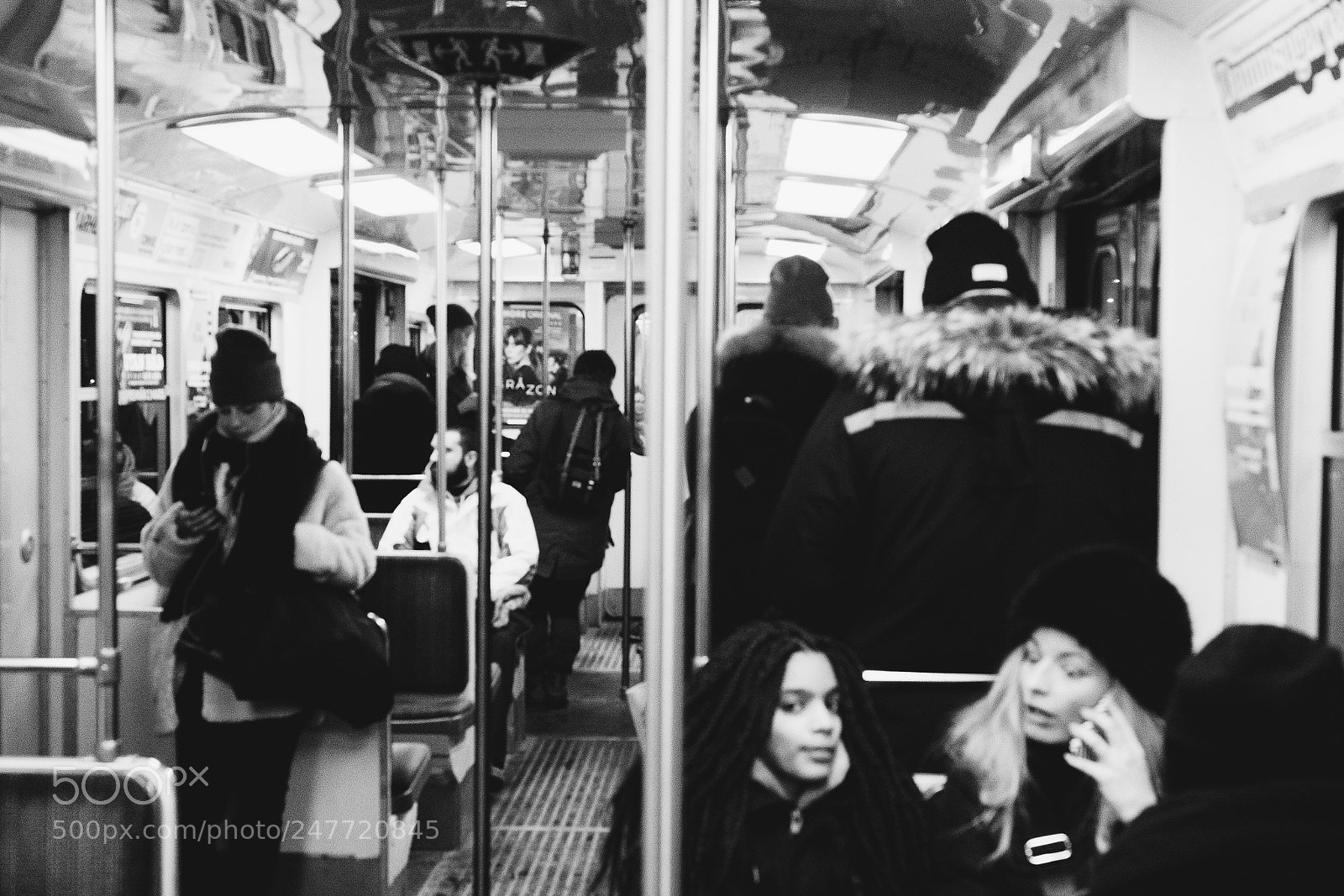 Sony a6300 sample photo. Stockholm subway photography