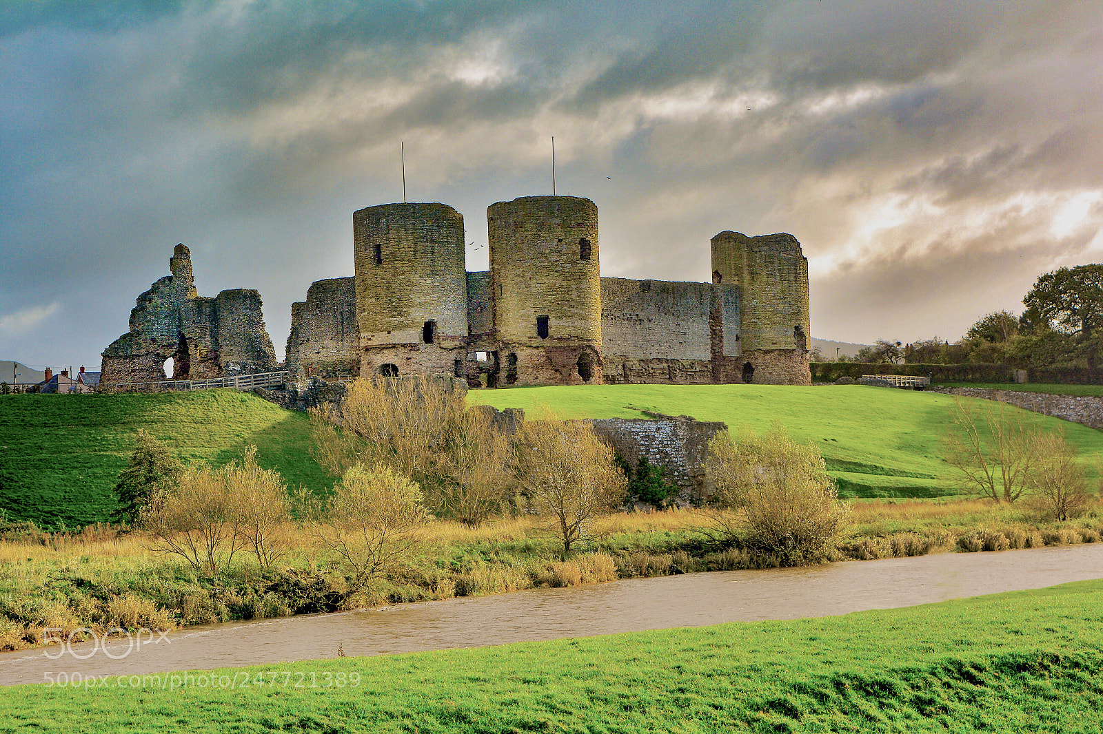 Nikon D5200 sample photo. Rhuddlan castle photography
