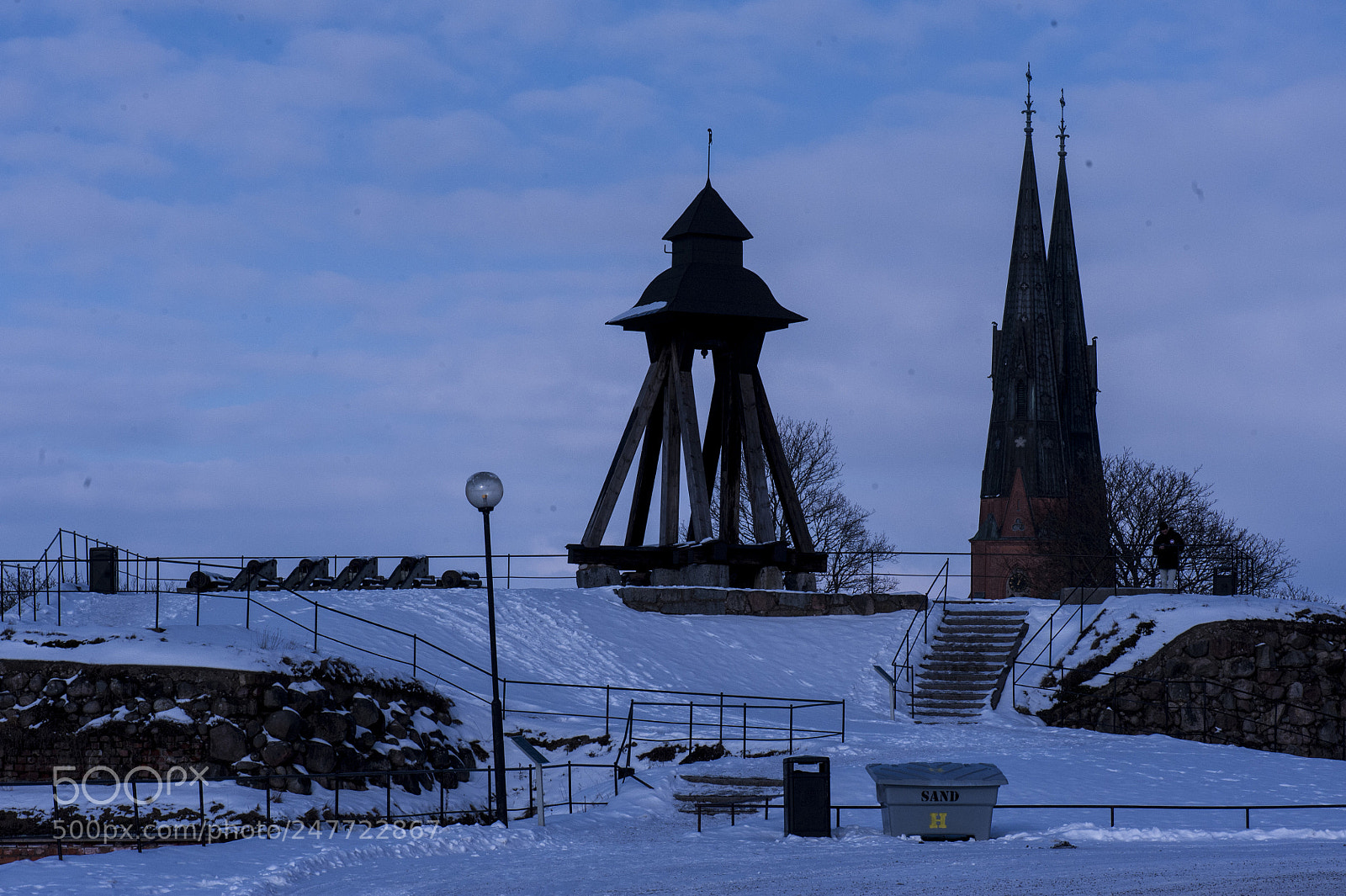 Nikon D700 sample photo. A clock tover on photography
