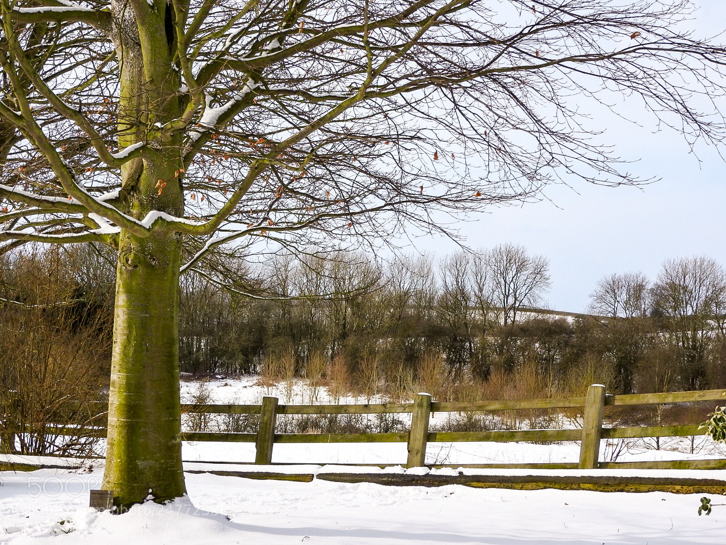 Nikon Coolpix P610 sample photo. Snow on the wolds photography
