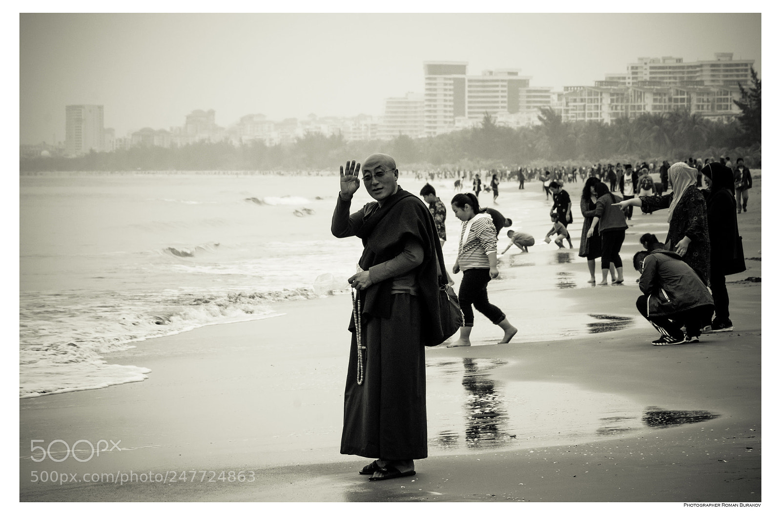 Sony Alpha DSLR-A380 sample photo. The mysterious monk... photography