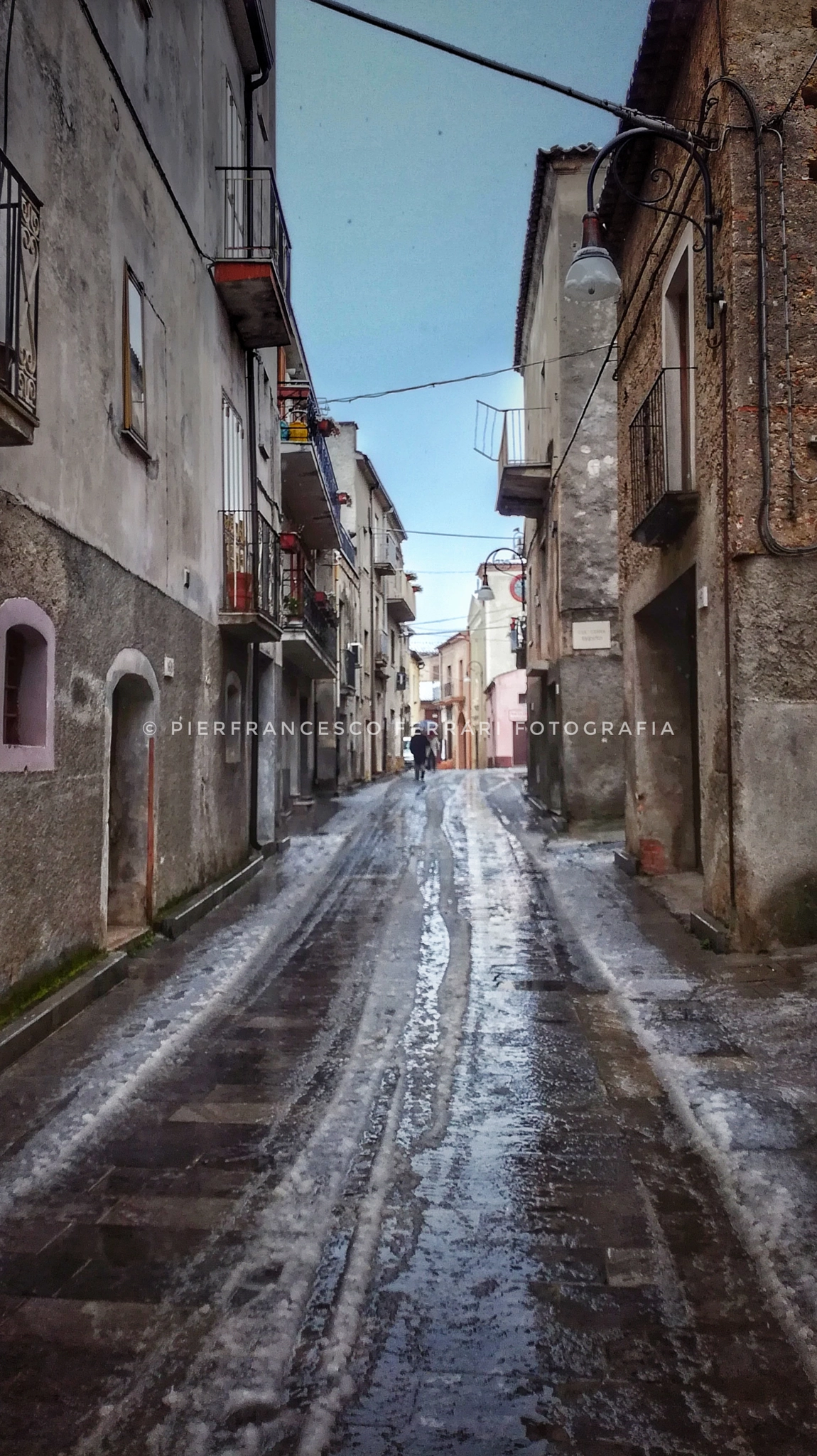 HUAWEI Honor 5C sample photo. Via roma di frascineto mentre nevica photography