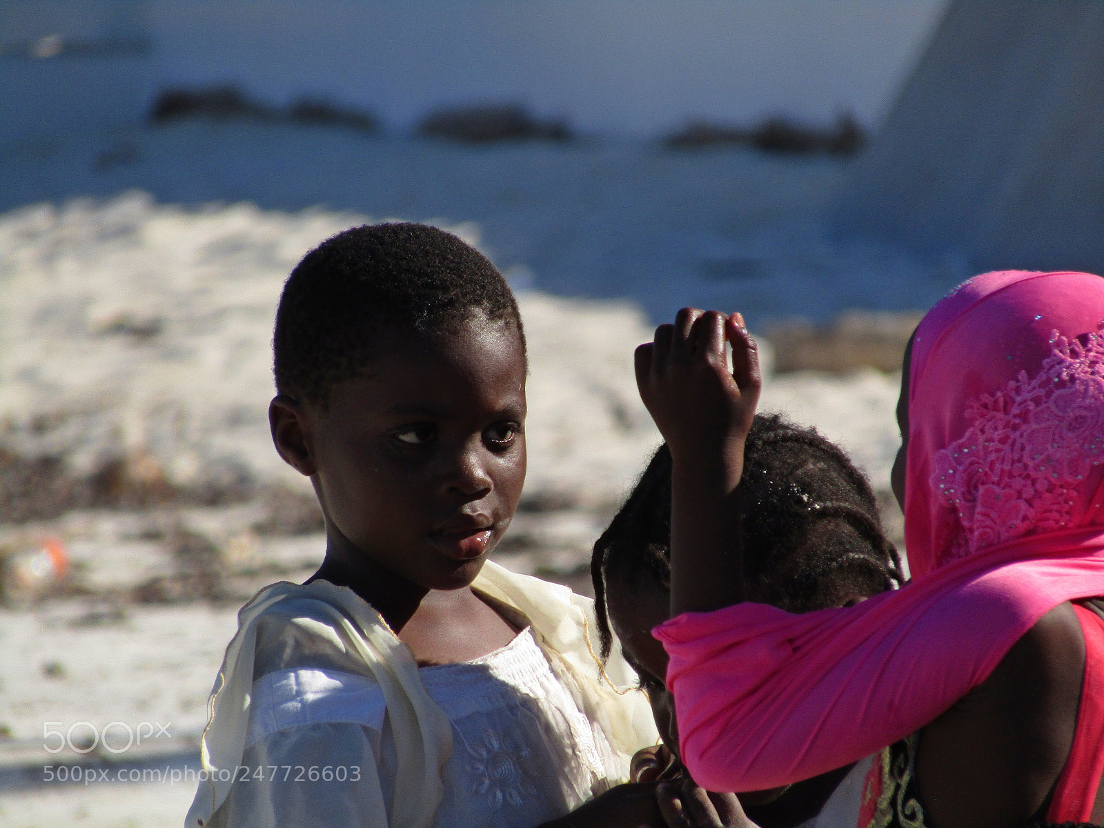 Canon PowerShot SX410 IS sample photo. Kids in zanzibar photography