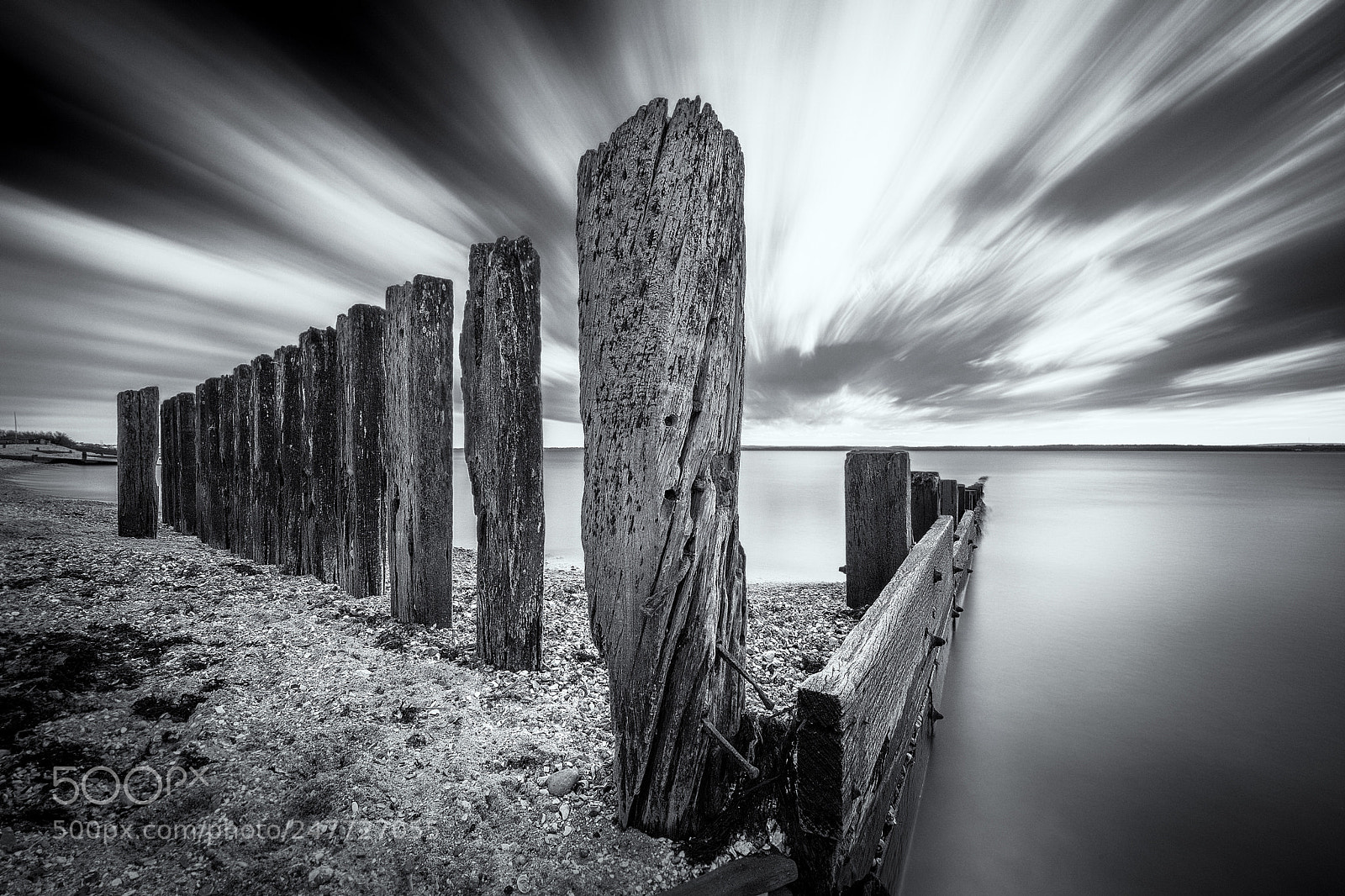 Sony a7 II sample photo. Into the groyne photography