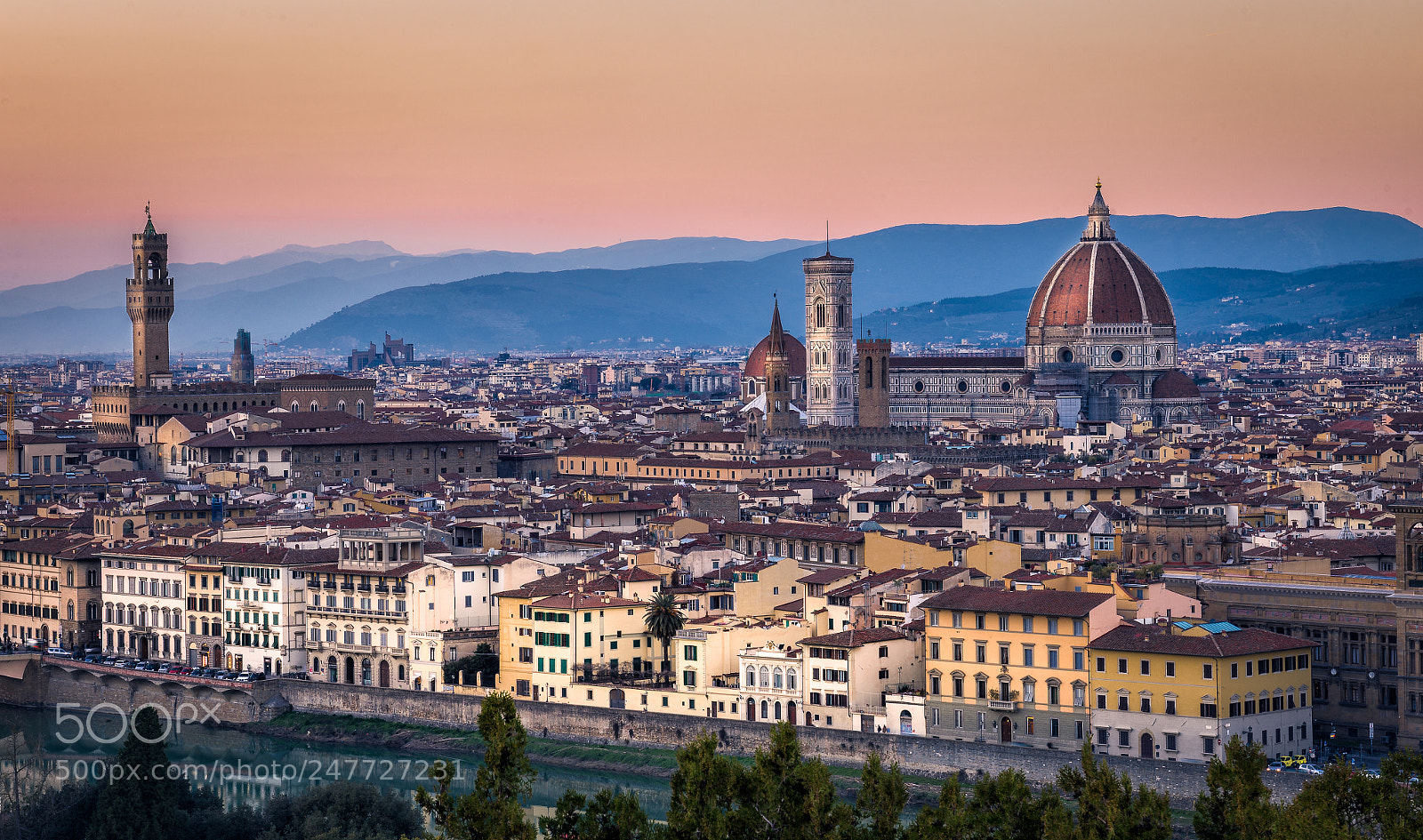 Nikon D600 sample photo. Florence at dusk photography