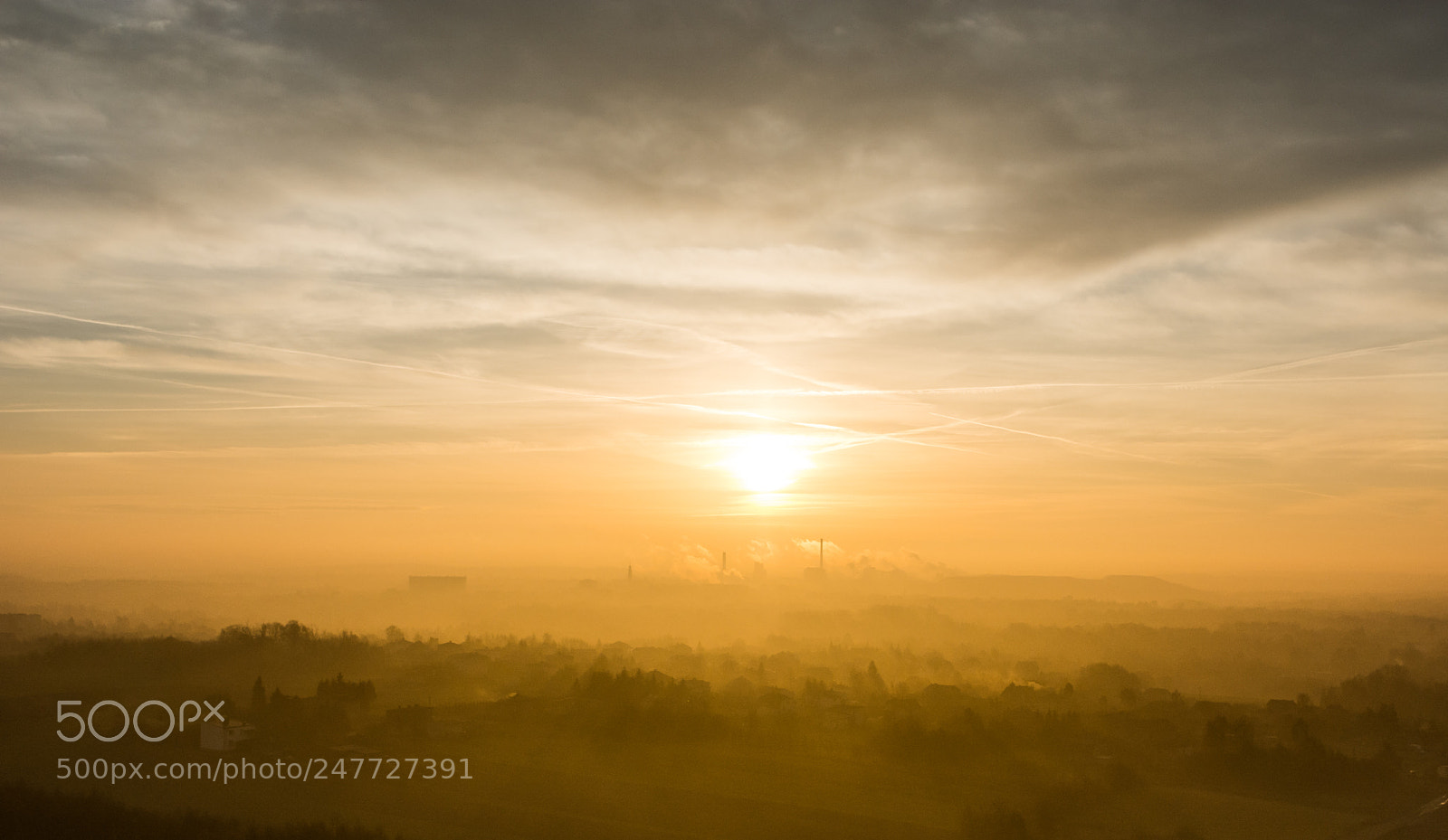 Nikon D7100 sample photo. Industrial sunrise photography