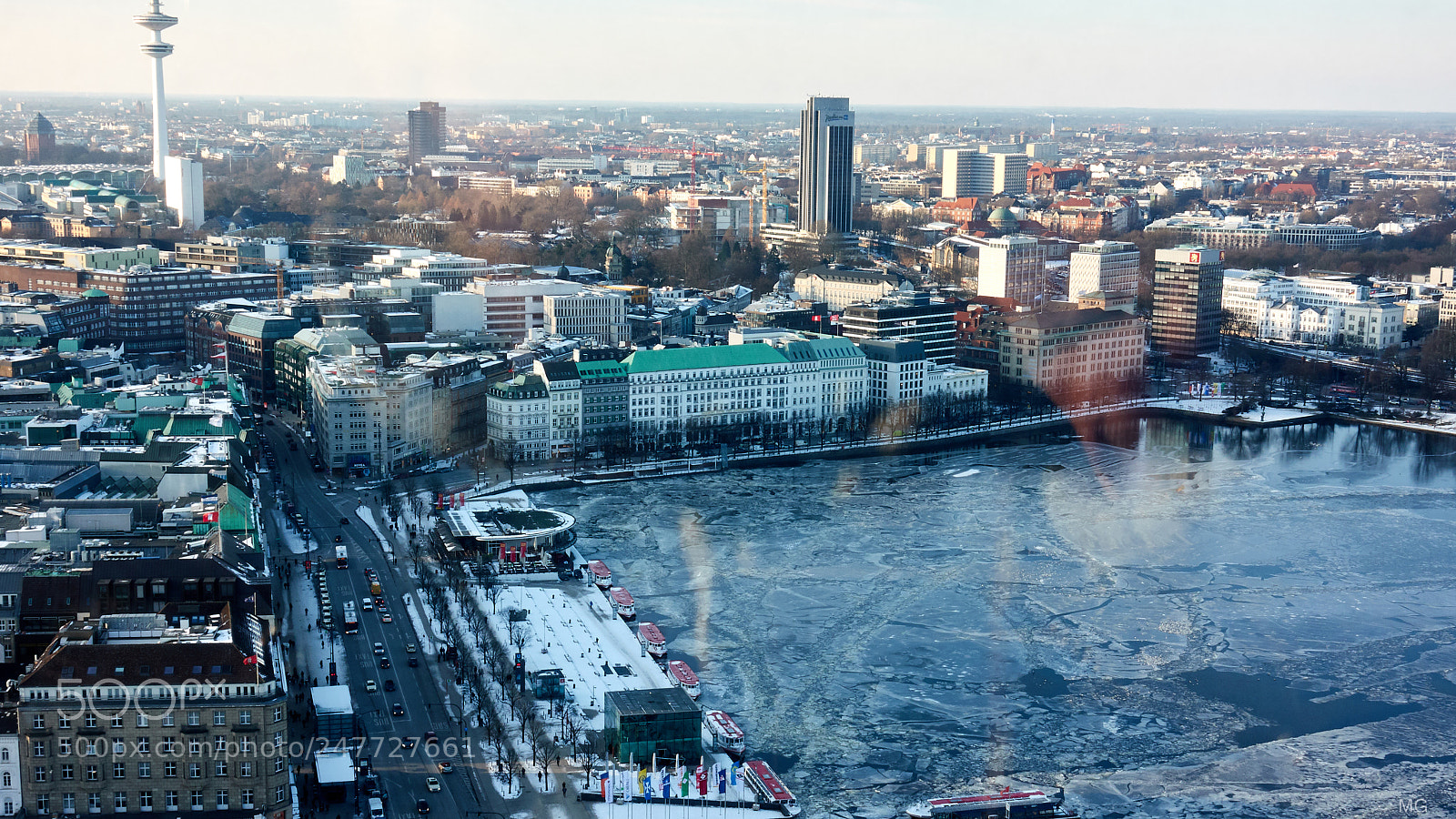 Sony DSC-RX100M5 sample photo. Hamburg from the top 1 photography