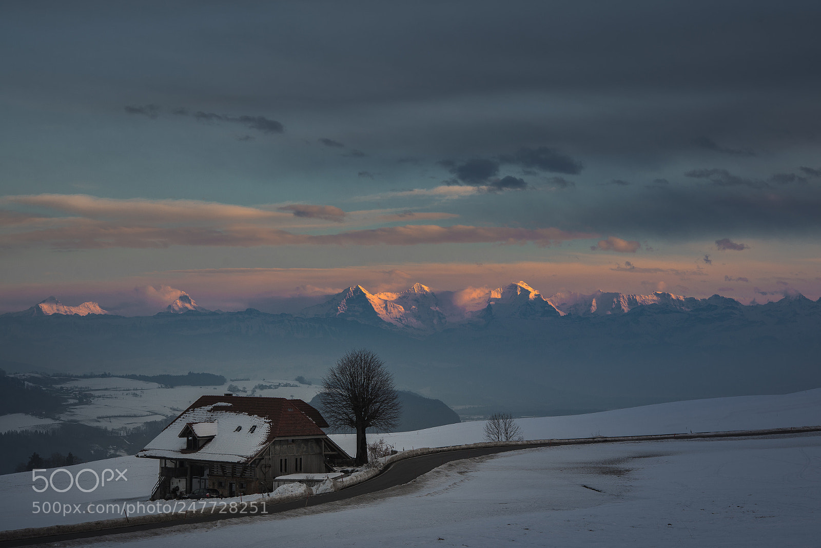 Nikon D600 sample photo. Winter evening photography