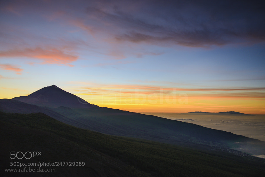 Nikon D800 sample photo. Teide photography