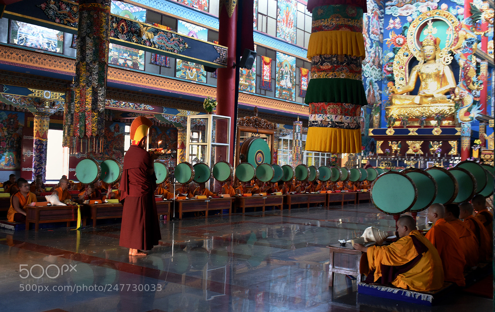 Nikon D7200 sample photo. Namdroling monastery,india photography