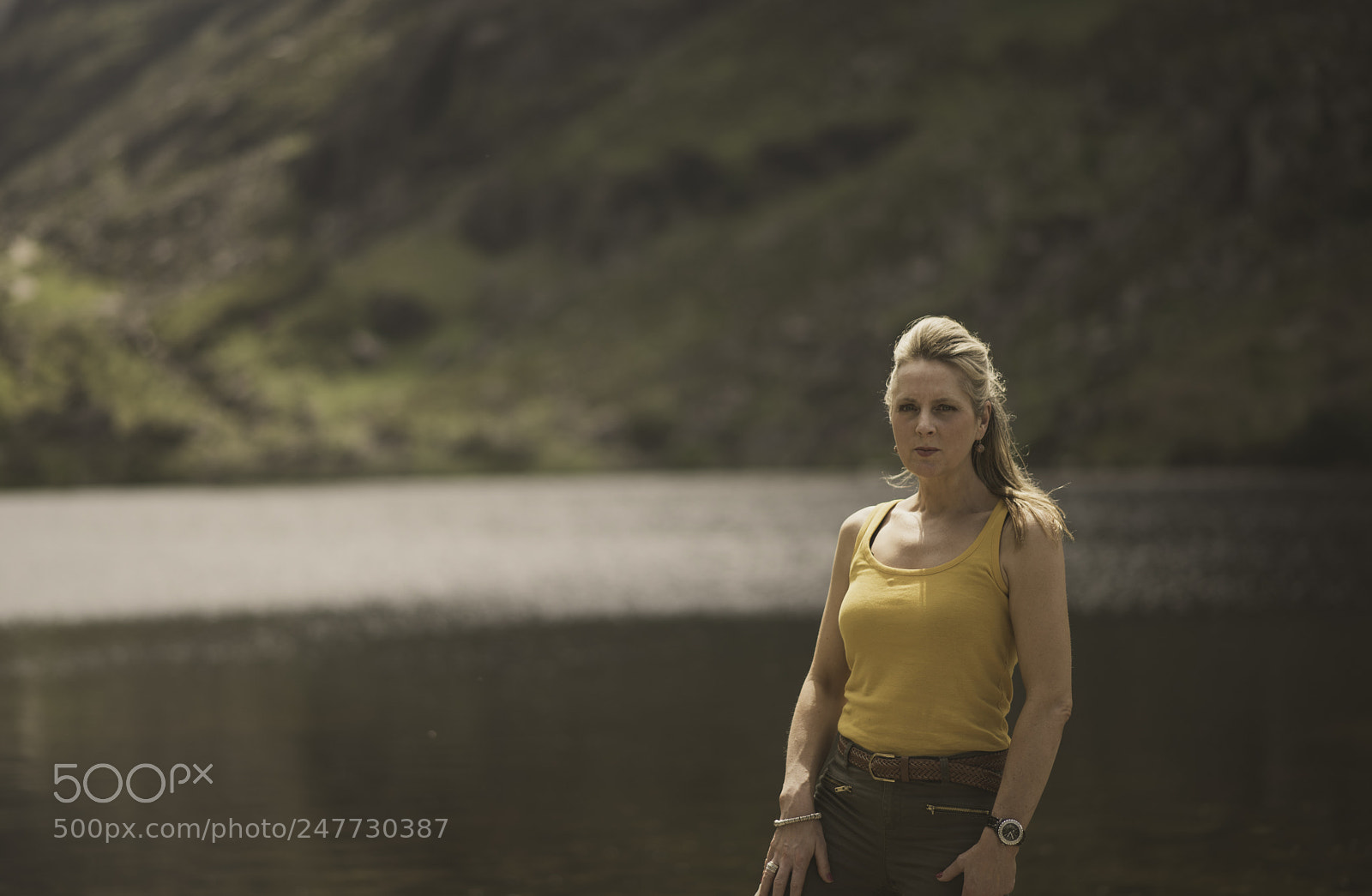 Nikon D810 sample photo. Karen at the lake photography