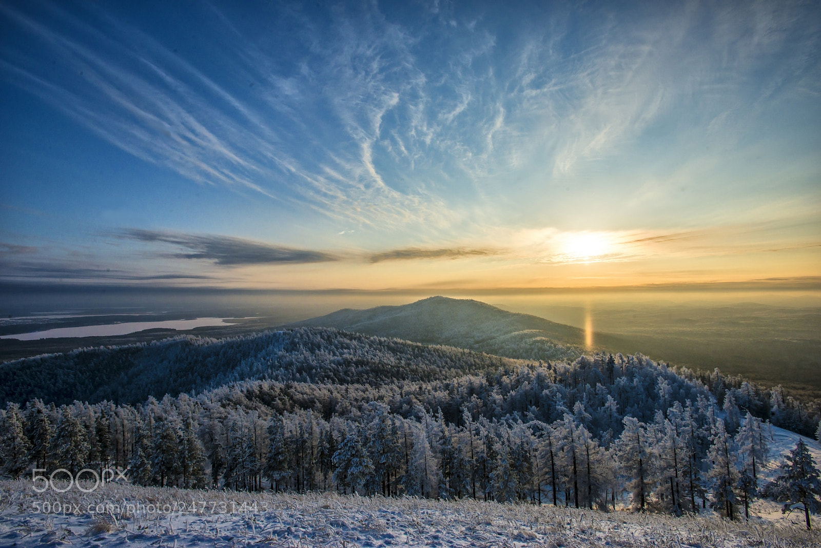 Nikon D800 sample photo. Winter evening in the photography