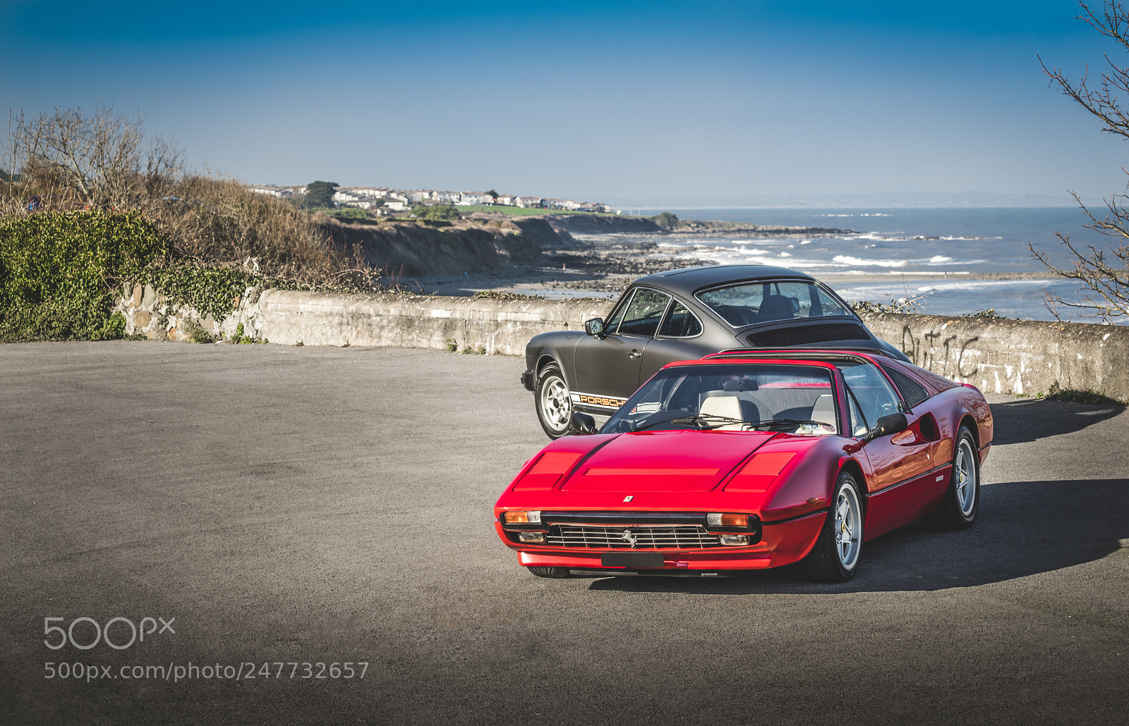 Pentax K-3 sample photo. Ferrari and porsche photography