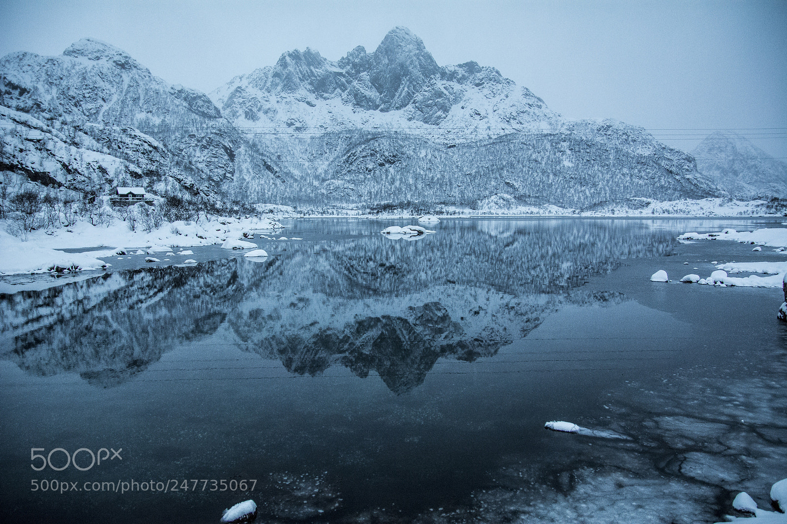 Nikon D7100 sample photo. Frozen mountain photography