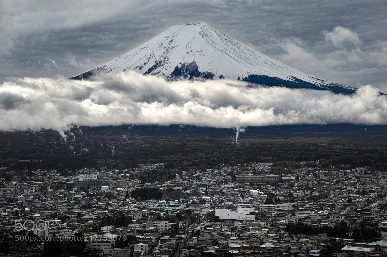 Sigma DP3 Merrill sample photo. Fujisan after the rain photography