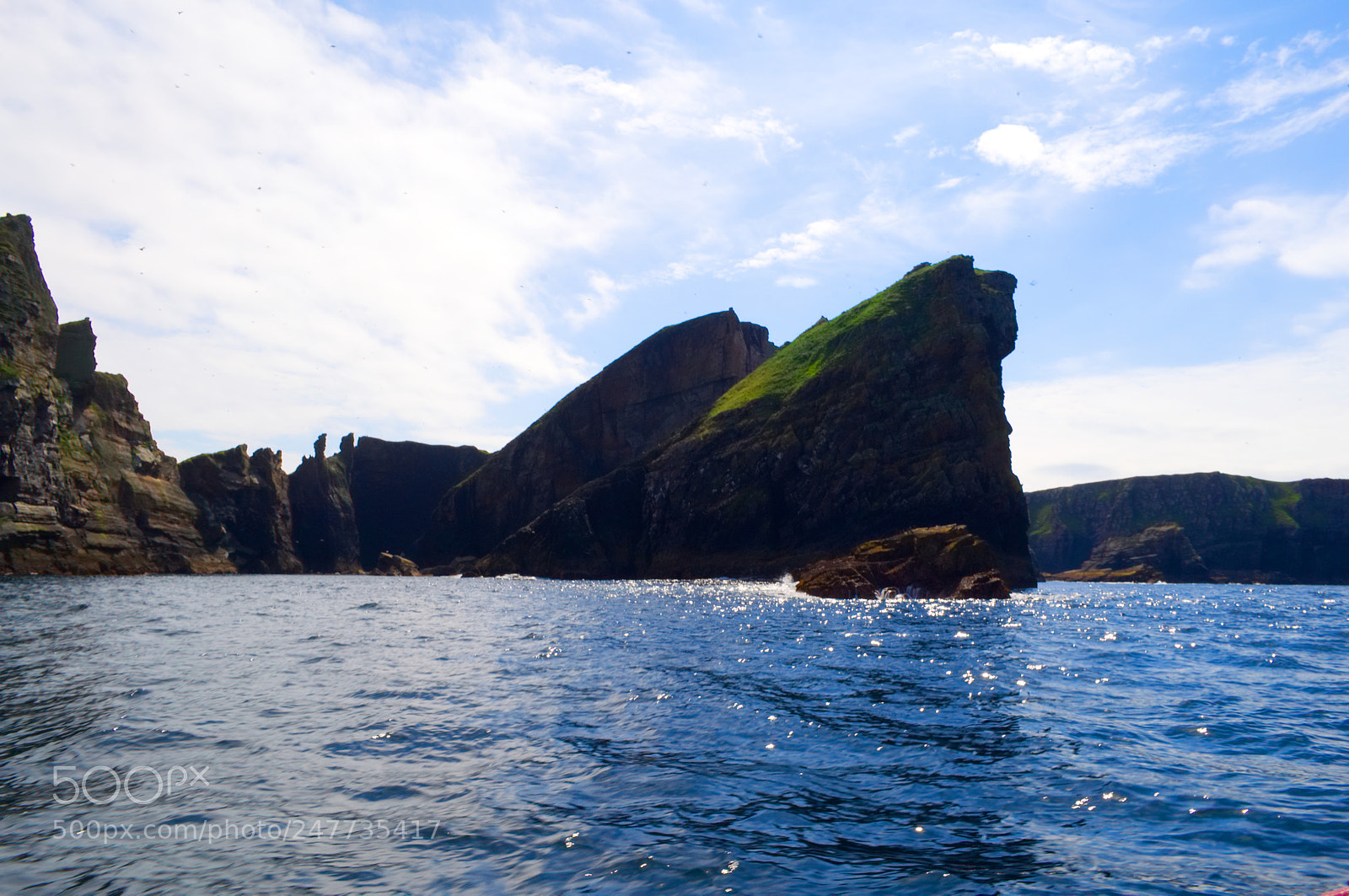 Nikon D3100 sample photo. Tory island cliffs photography