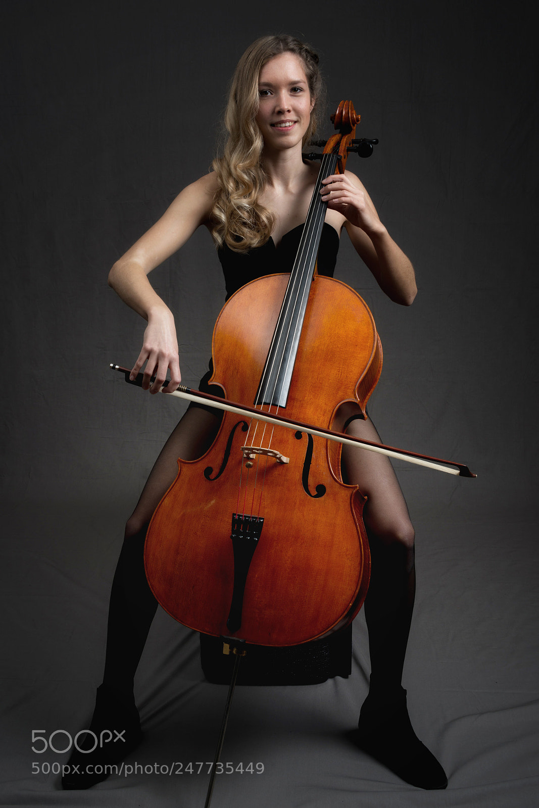 Nikon D800 sample photo. Girl plays cello photography
