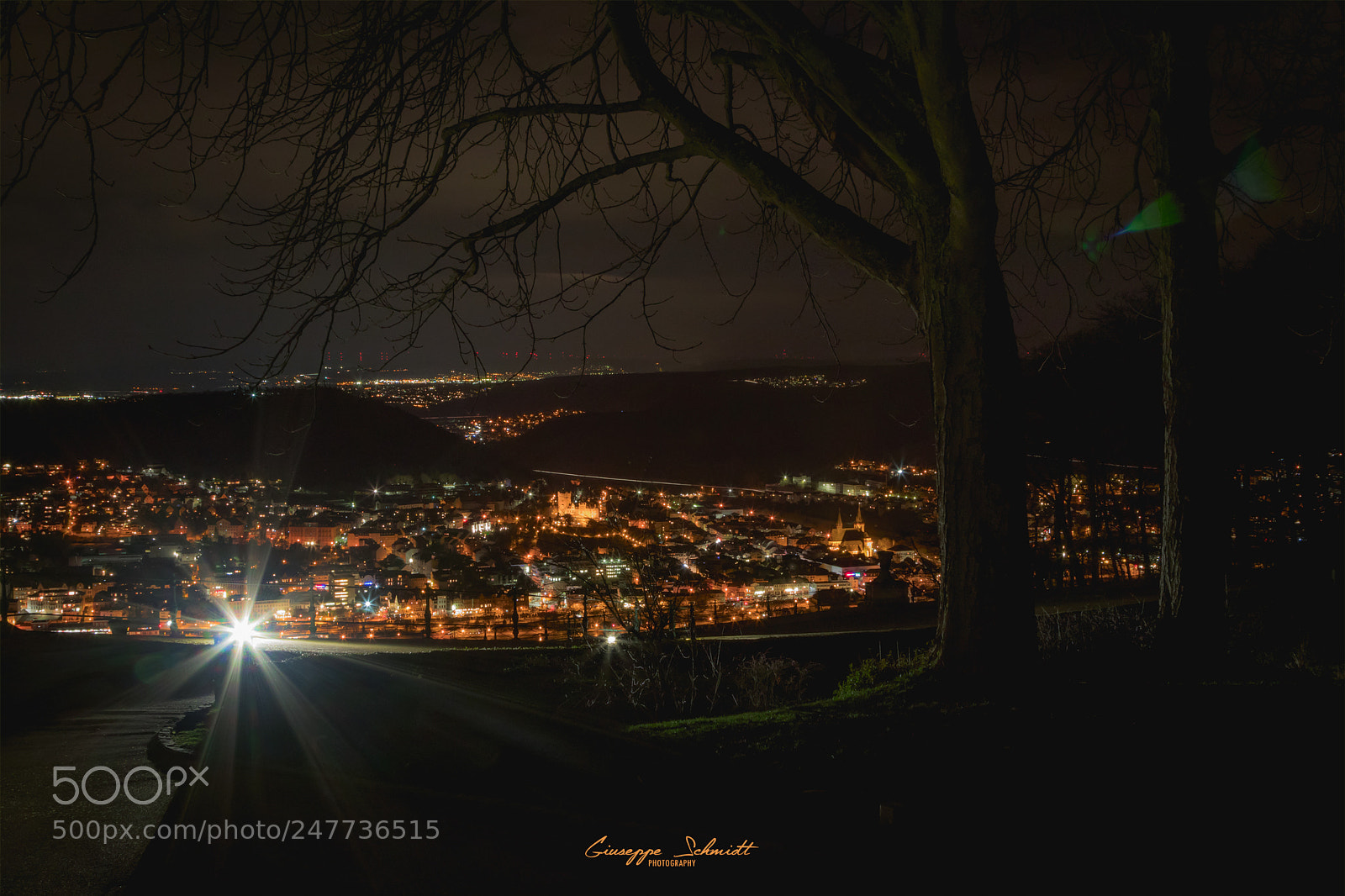 Canon EOS 80D sample photo. Bingen at night photography