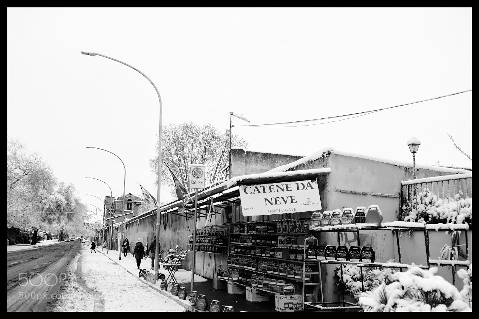 Fujifilm X-T1 sample photo. Snow chains photography