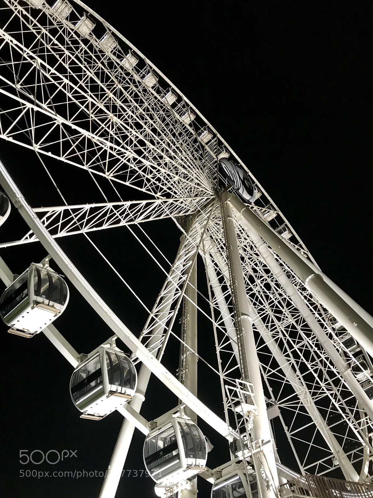 Apple iPhone 7 Plus sample photo. Giant wheel - root photography