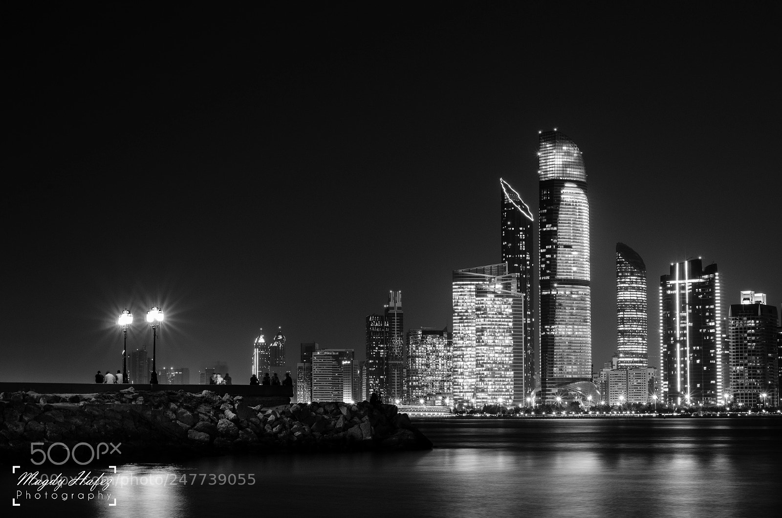 Nikon D5100 sample photo. Abu dhabi city's night photography
