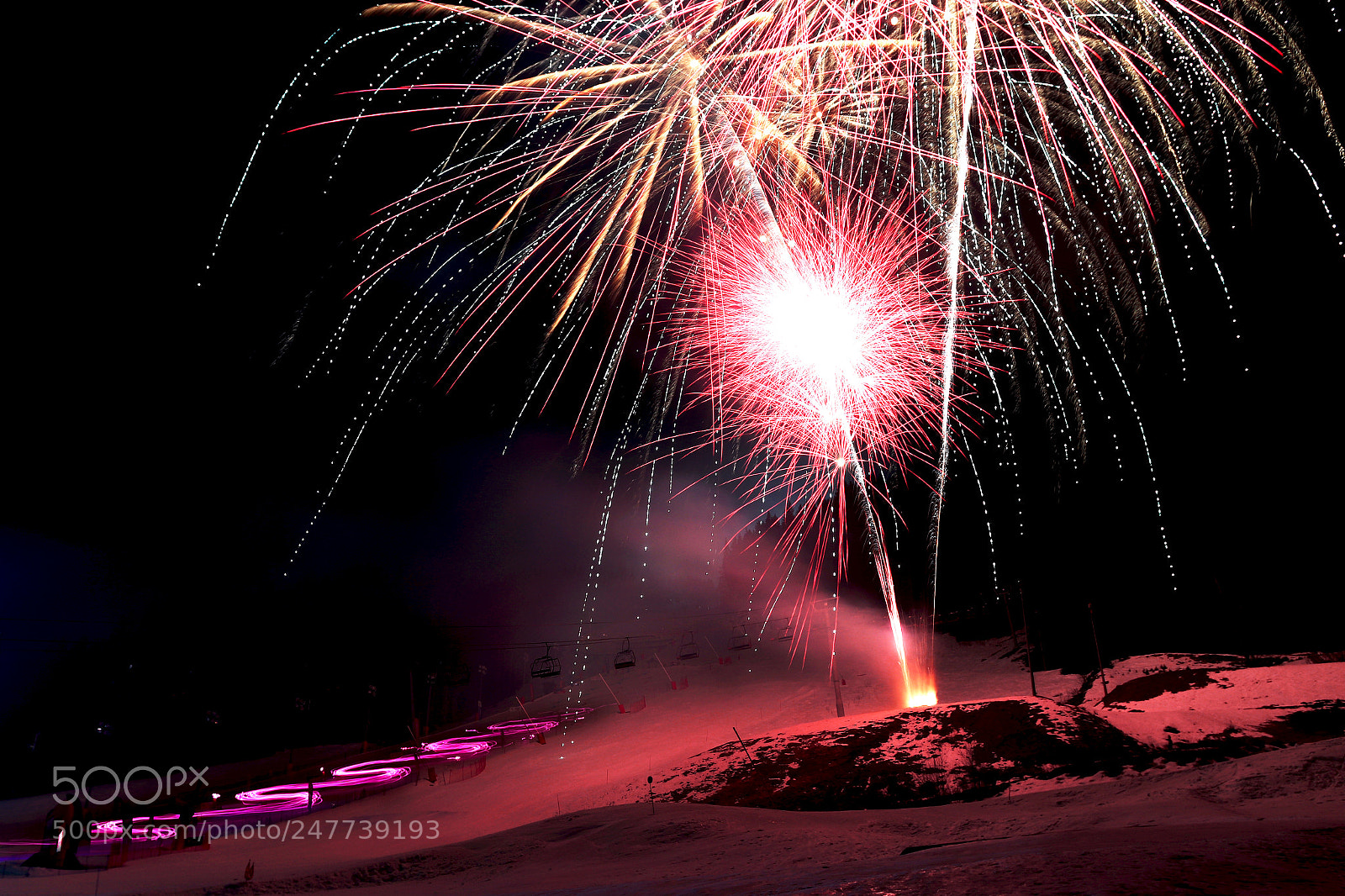 Canon EOS 77D (EOS 9000D / EOS 770D) sample photo. Torchlight firework at the photography