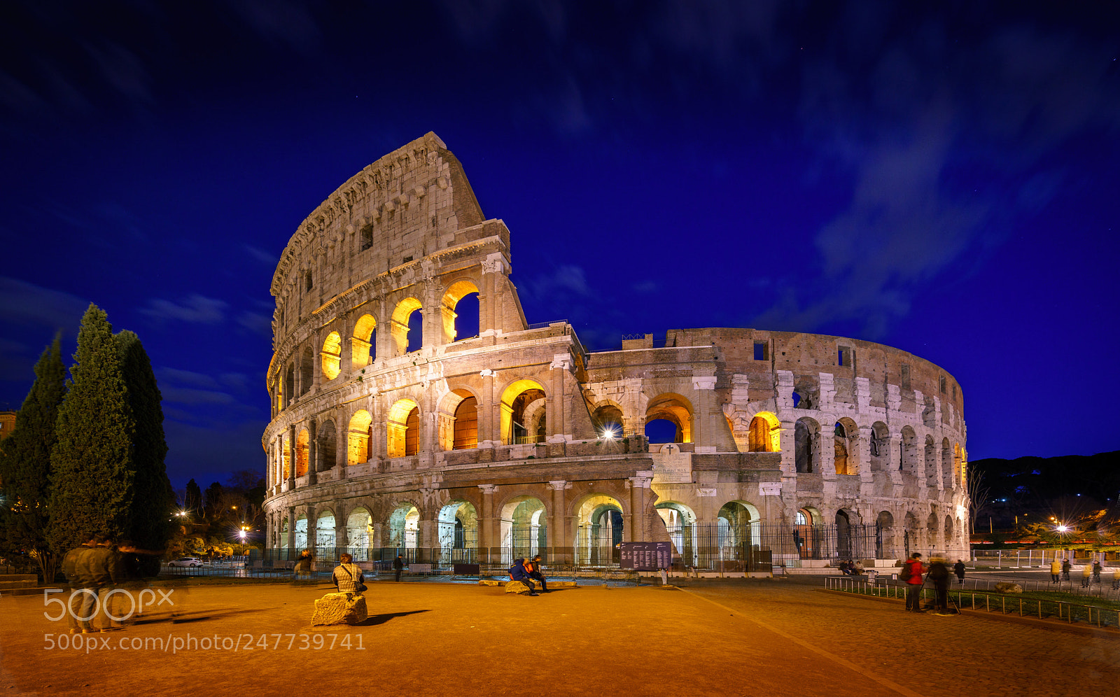 Sony a7R II sample photo. Colosseum at dusk photography