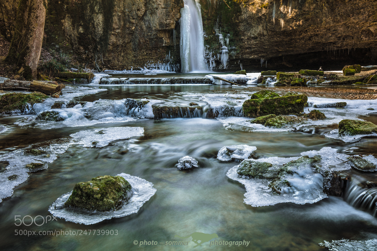 Canon EOS 5DS R sample photo. Waterfall geissen, switzerland photography