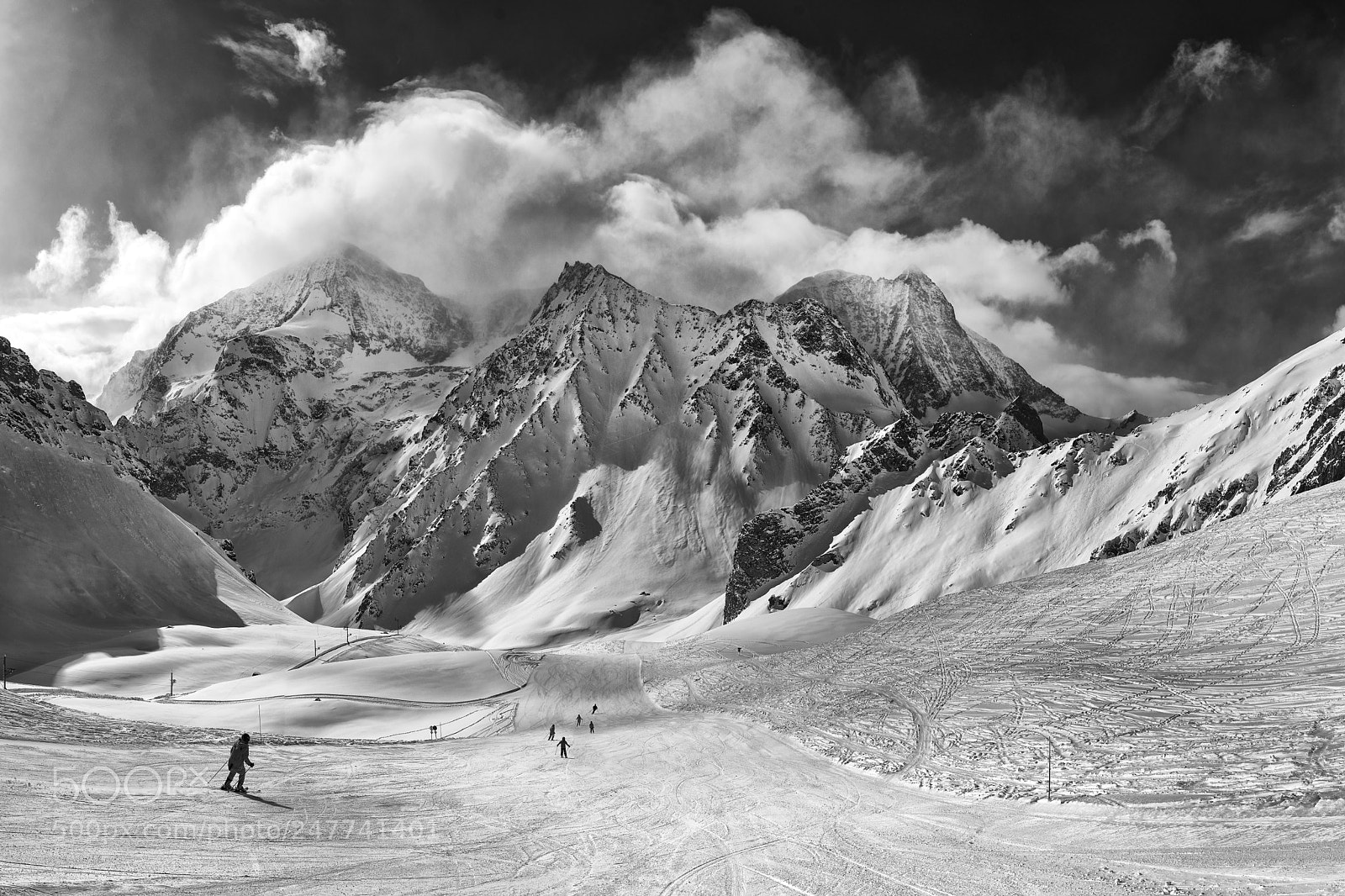 Sony a7R II sample photo. Arolla, the highest slope photography