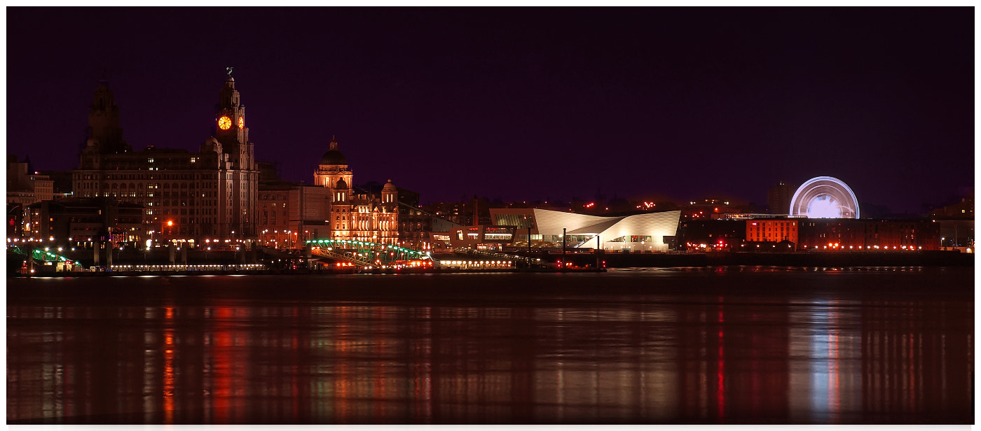 Olympus E-600 (EVOLT E-600) sample photo. Liverpool at night photography