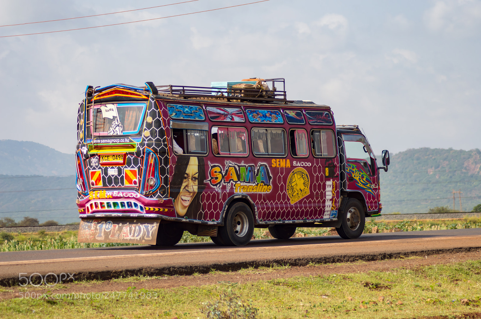 Nikon D3200 sample photo. Colorful bus of several photography