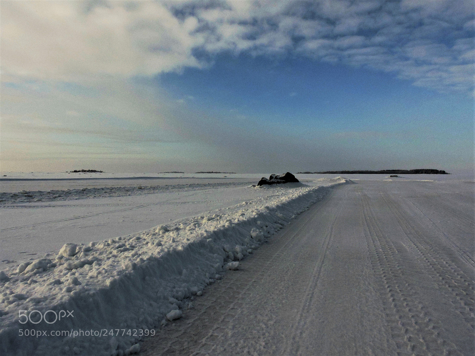 Nikon Coolpix P600 sample photo. Iceroad to the island photography