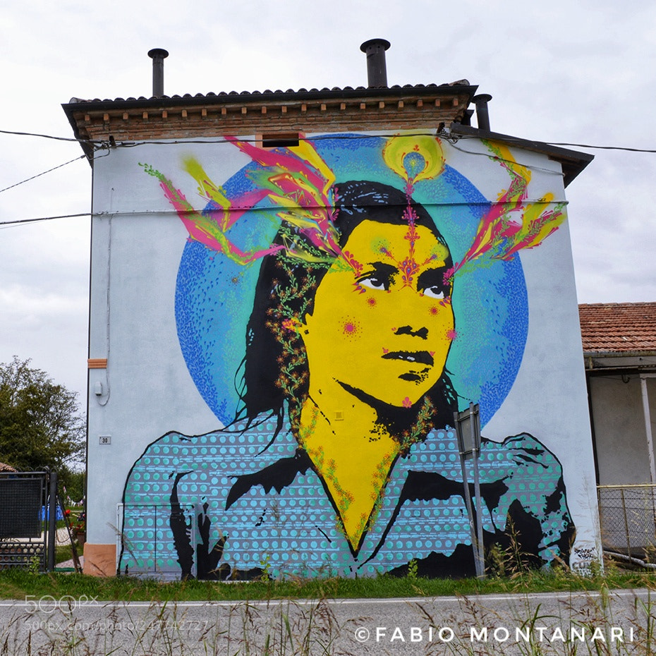 Nikon D3200 sample photo. Murales - san severo photography