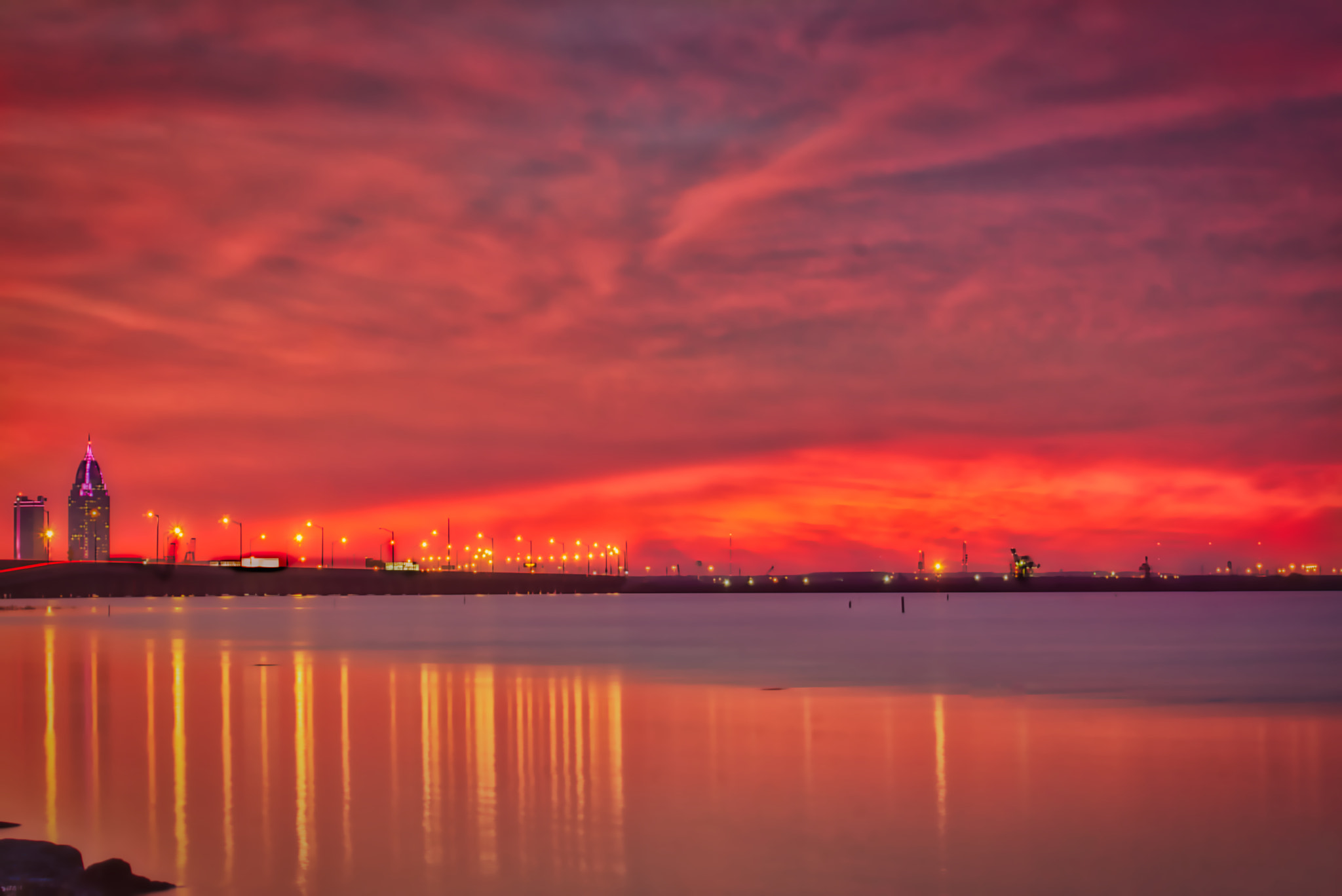 Sony 75-300mm F4.5-5.6 sample photo. Sunset in mobile, al photography