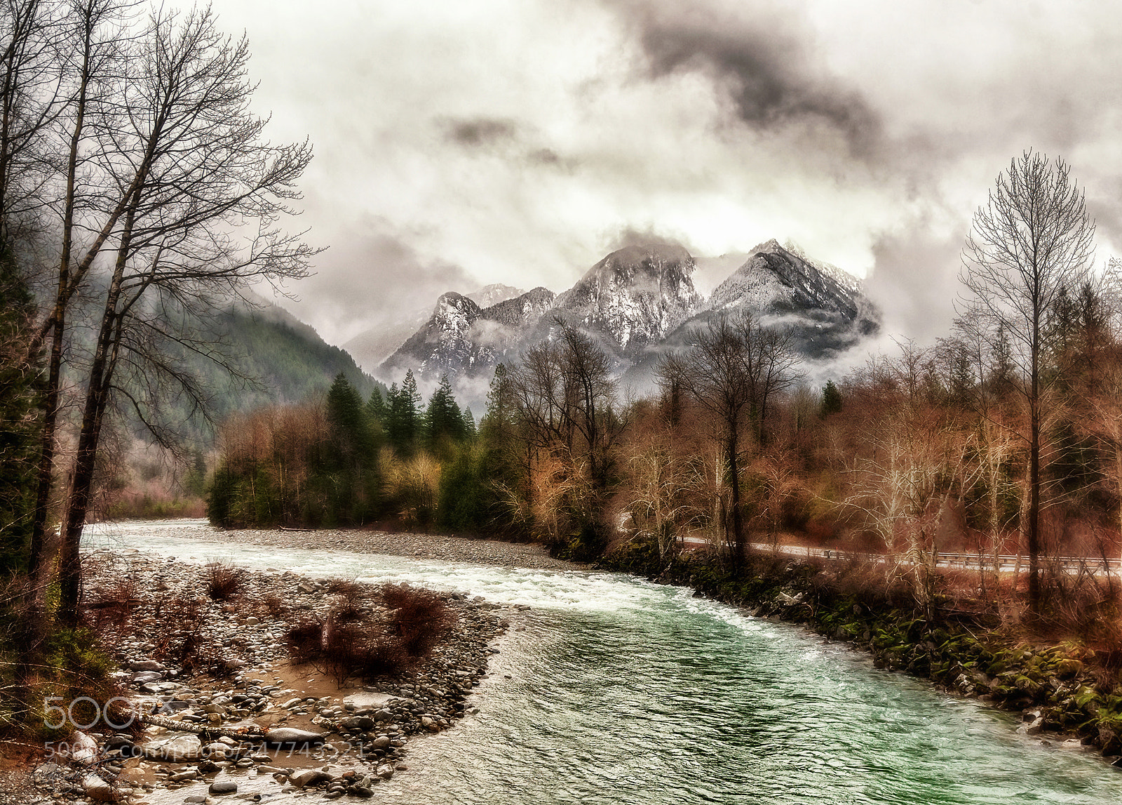 Sony a7S sample photo. Misty mountains photography