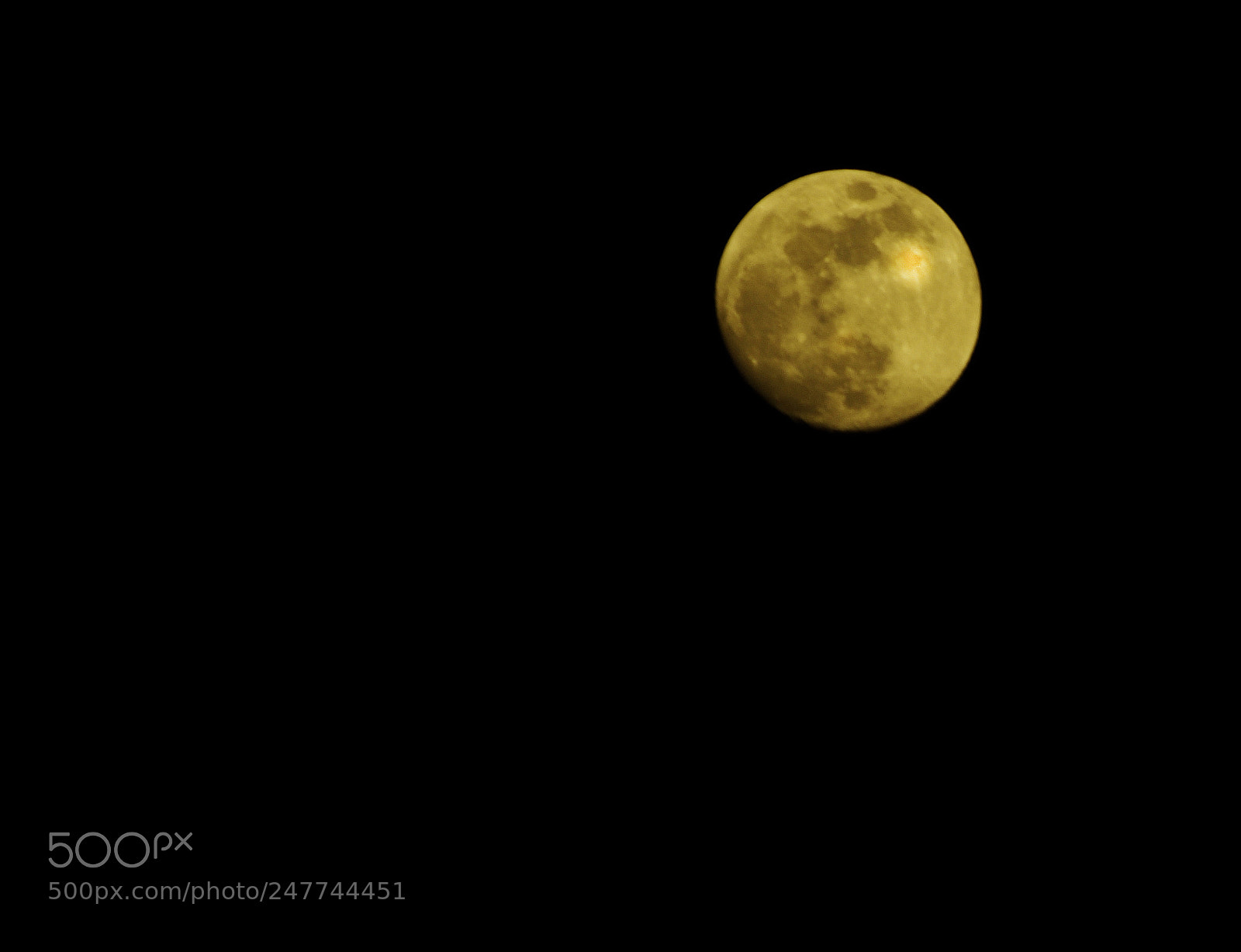 Pentax K-5 II sample photo. Moon photography
