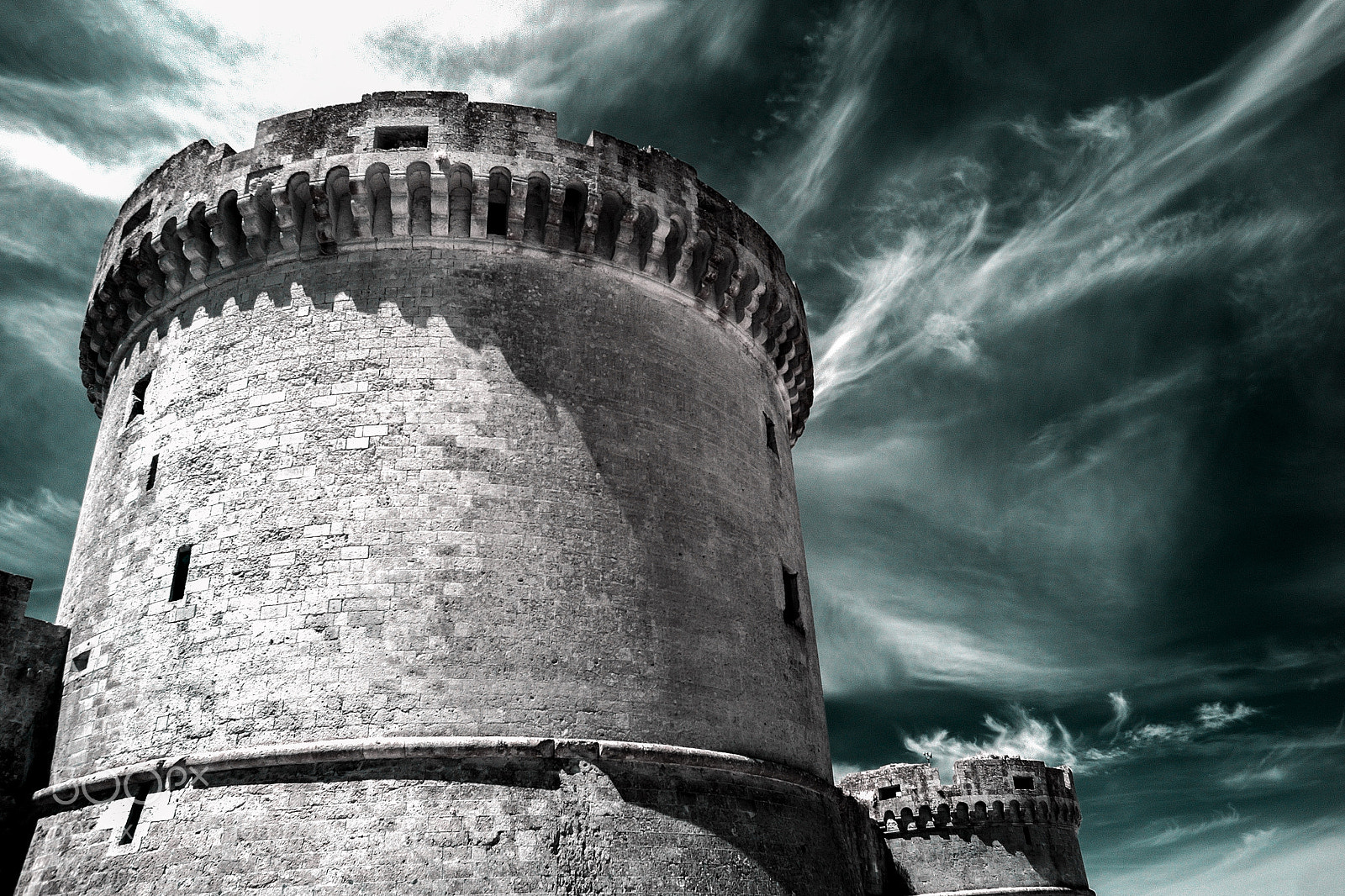 Nikon D3100 sample photo. Castle photography