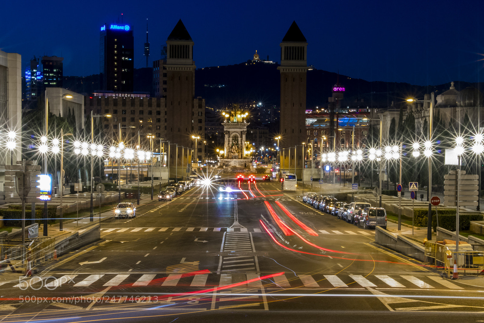 Canon EOS 80D sample photo. Barcelona night, pla a photography
